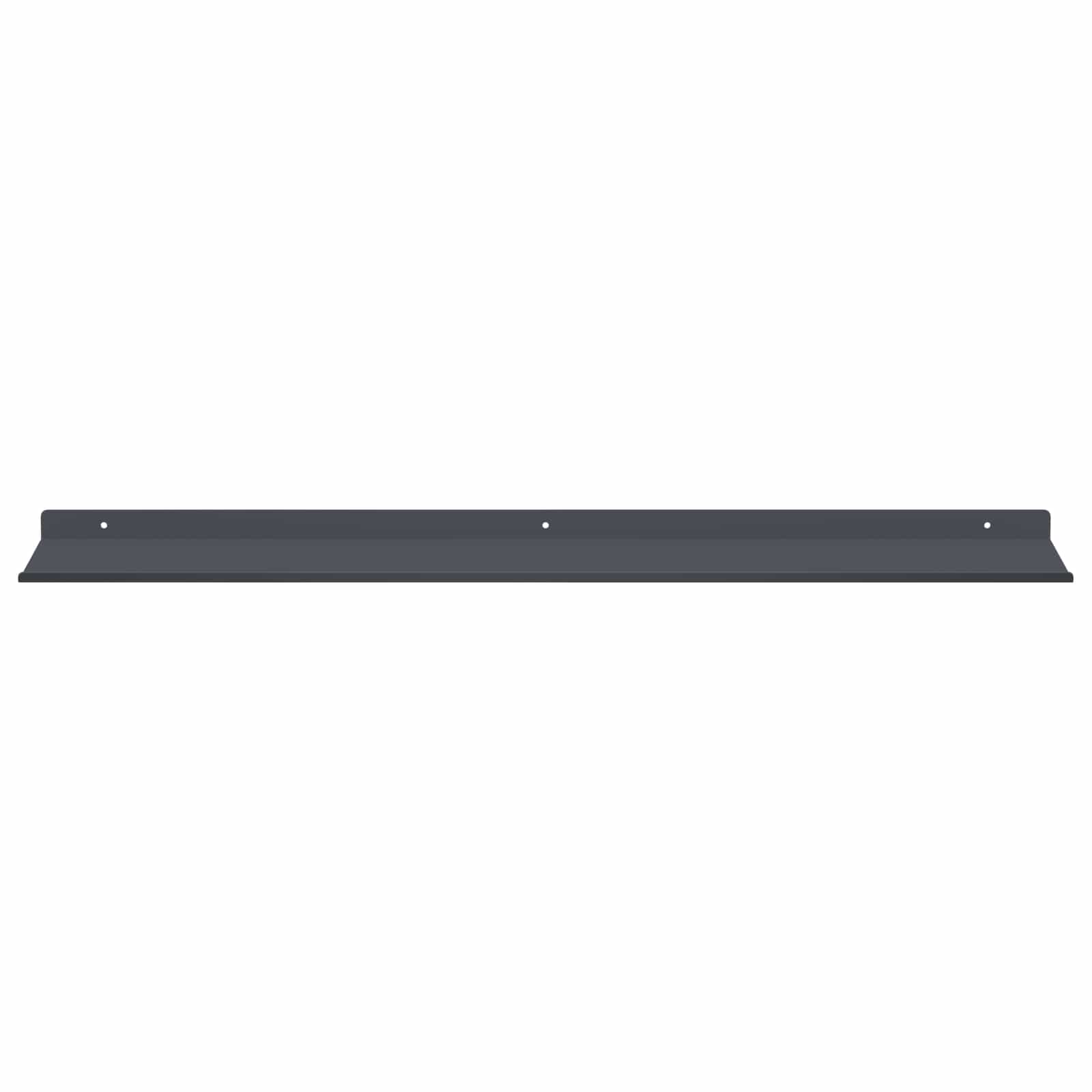 Πλωτό ράφι Επιτοίχιο 4 pcs Ανθρακί 80 x 18 x 2,5 εκ Ατσάλι