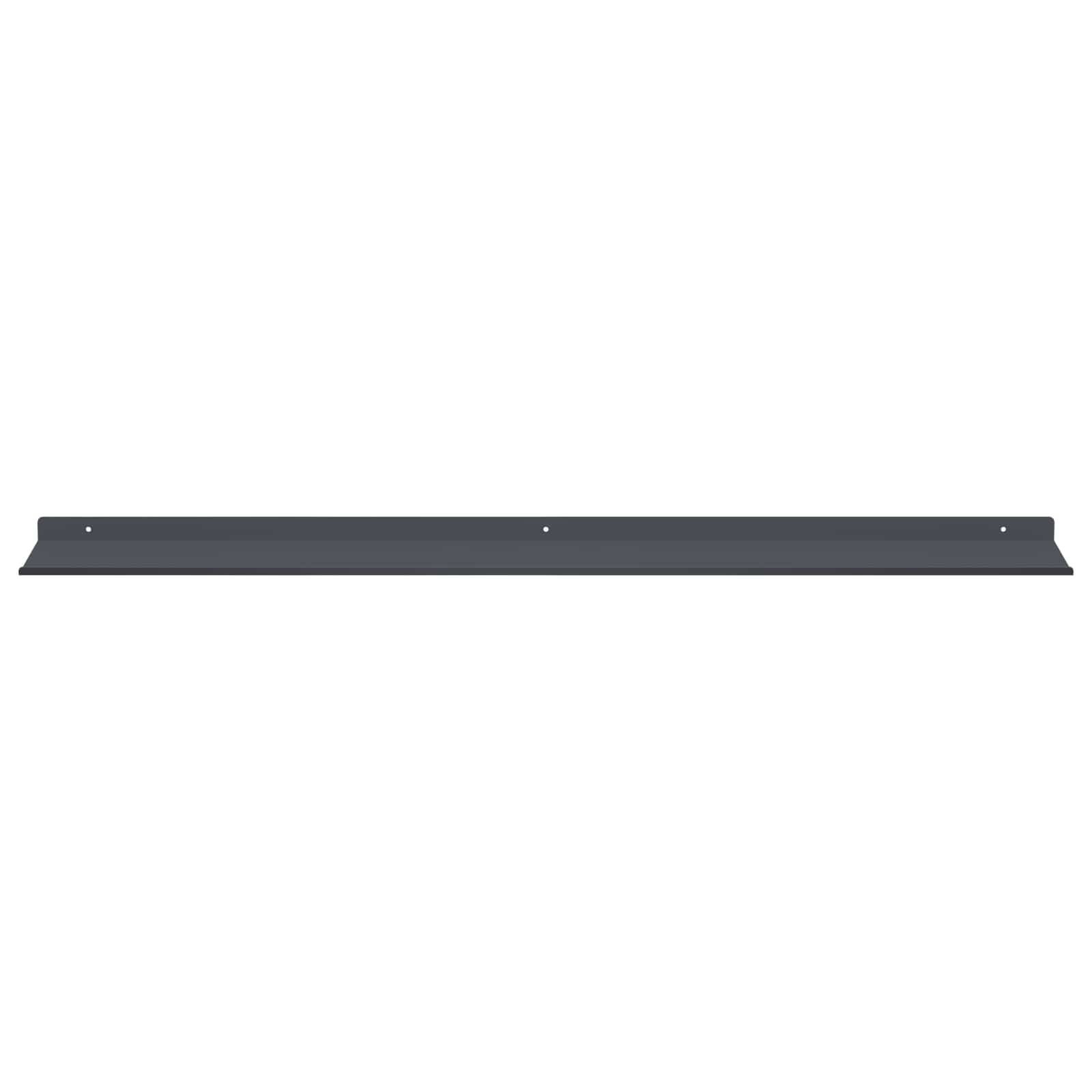 Πλωτό ράφι Επιτοίχιο 4 pcs Ανθρακί 100 x 18 x 2,5 εκ Ατσάλι