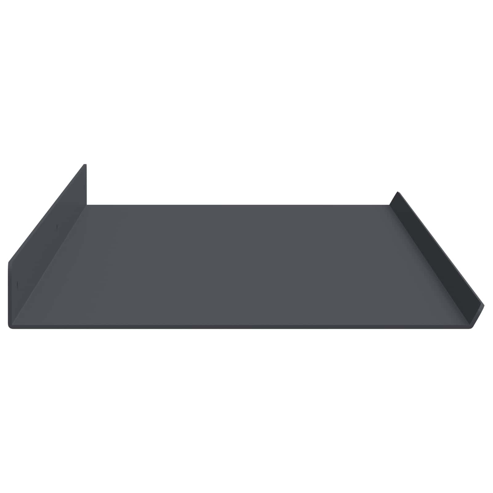 Πλωτό ράφι Επιτοίχιο 4 pcs Ανθρακί 100 x 18 x 2,5 εκ Ατσάλι