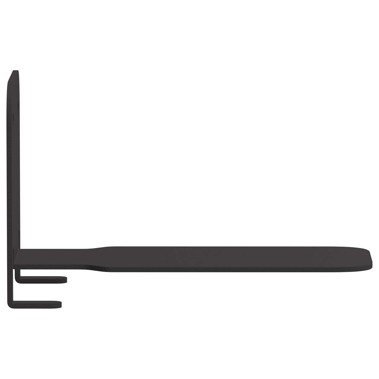 Ράφι Τοίχου με ράφι Επιτοίχιο 4 pcs Μαύρο 6 x 10.8 x 6.6 εκ - Pakobazaar