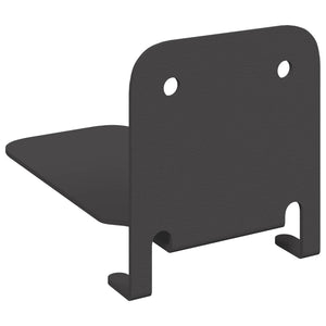 Πλωτό ράφι με ράφι Επιτοίχιο 24 pcs Μαύρο 6 x 10,8 x 6,6 εκ - Pakobazaar