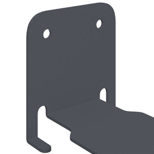 Πλωτό ράφι με ράφι Επιτοίχιο 4 pcs Ανθρακί 6 x 10,8 x 6,6 εκ - Pakobazaar