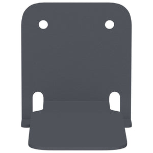 Πλωτό ράφι με ράφι Επιτοίχιο 4 pcs Ανθρακί 6 x 10,8 x 6,6 εκ - Pakobazaar