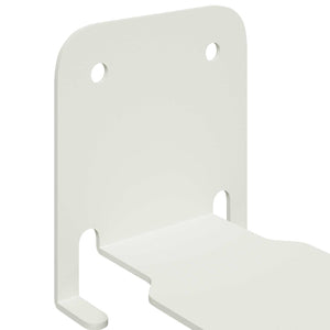 Πλωτό ράφι με ράφι Επιτοίχιο 4 pcs Λευκός 6 x 10,8 x 6,6 εκ - Pakobazaar
