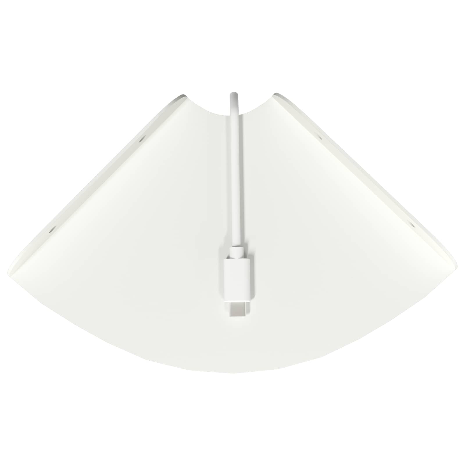 Πλωτό ράφι με ράφι με αποθήκευση 4 pcs Λευκός 15 x 15 x 2 εκ. - Pakobazaar