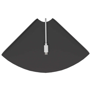 Πλωτό ράφι με ράφι με αποθήκευση 2 pcs Μαύρο 18 x 18 x 2 εκ. - Pakobazaar