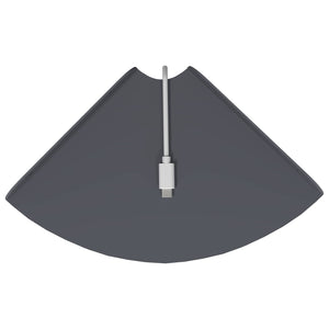 Πλωτό ράφι με ράφι με αποθήκευση 4 pcs Ανθρακί 18 x 18 x 2 εκ. - Pakobazaar