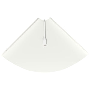 Πλωτό ράφι με ράφι με αποθήκευση 2 pcs Λευκός 24 x 24 x 2 εκ - Pakobazaar