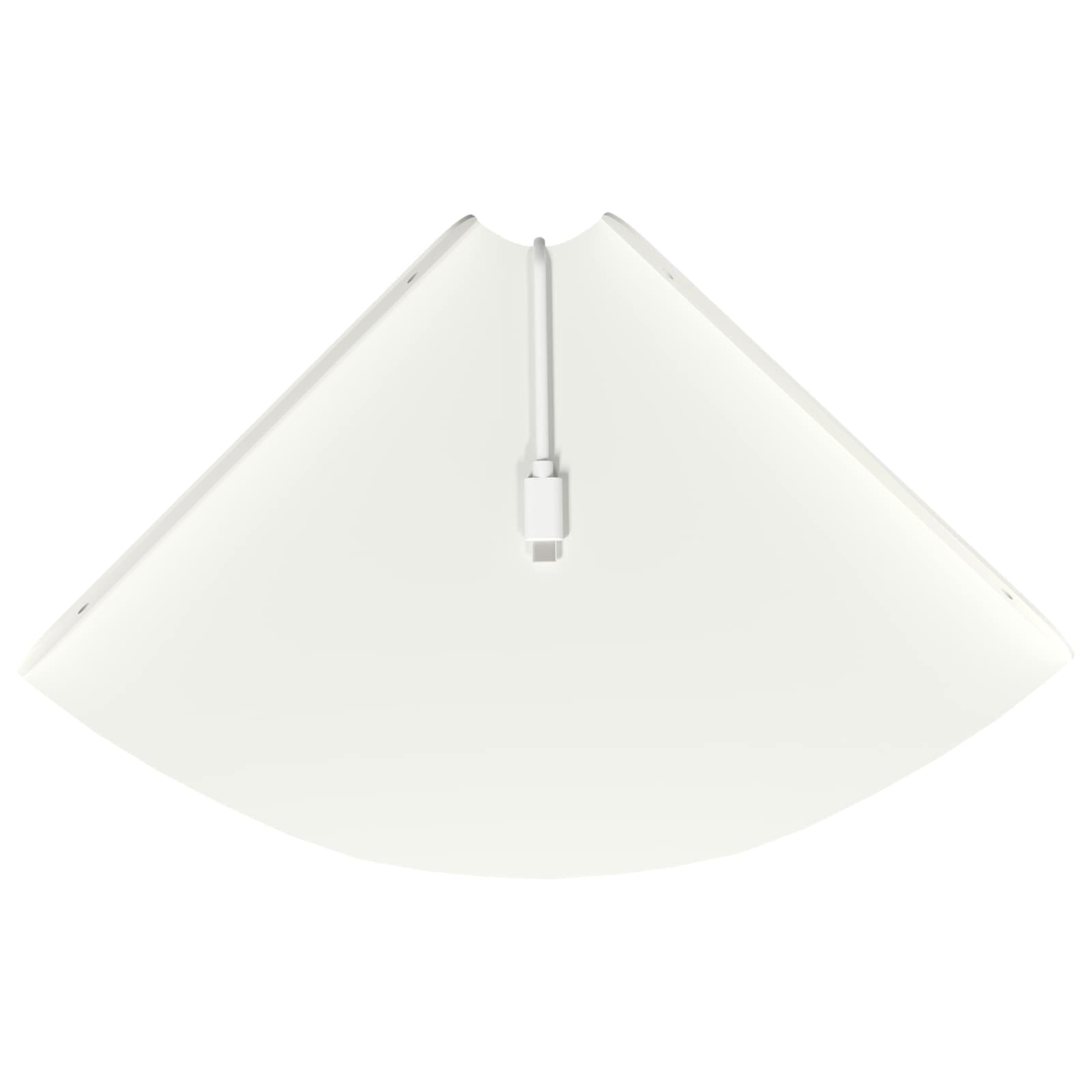 Πλωτό ράφι με ράφι με αποθήκευση 4 pcs Λευκός 24 x 24 x 2 εκ - Pakobazaar