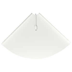 Πλωτό ράφι με ράφι με αποθήκευση 4 pcs Λευκός 30 x 30 x 2 εκ. - Pakobazaar