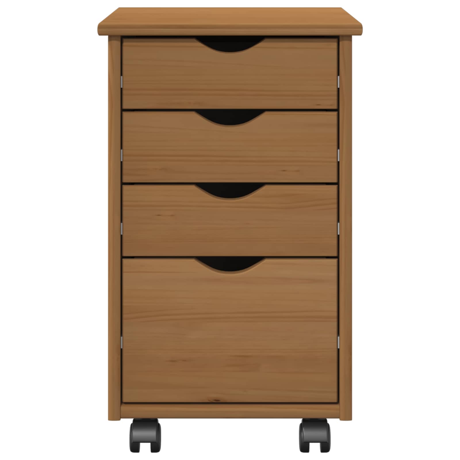 Κινητό Ντουλάπι MOSS Μέλι Καφέ 34 x 39 x 56 εκ Στερεό πεύκο - Pakobazaar