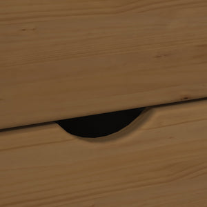 Κινητό Ντουλάπι Μέλι Καφέ 34 x 39 x 65,5 cm Στερεό ξύλο πεύκου - Pakobazaar