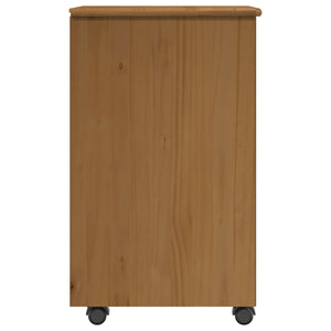 Κινητό Ντουλάπι Μέλι Καφέ 34 x 39 x 65,5 cm Στερεό ξύλο πεύκου - Pakobazaar