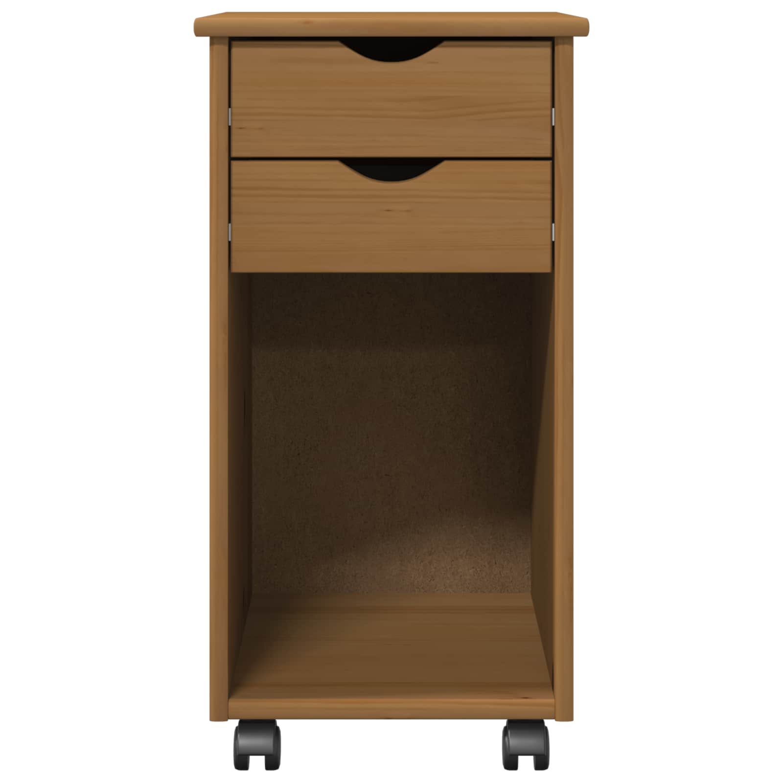 Κινητό Ντουλάπι Μέλι Καφέ 34 x 39 x 65,5 cm Στερεό πεύκο - Pakobazaar