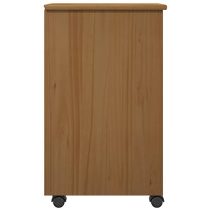 Κινητό Ντουλάπι Μέλι Καφέ 34 x 39 x 65,5 cm Στερεό πεύκο - Pakobazaar