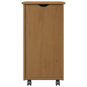 Κινητό Ντουλάπι Μέλι Καφέ 34 x 39 x 65,5 cm Στερεό ξύλο πεύκου - Pakobazaar