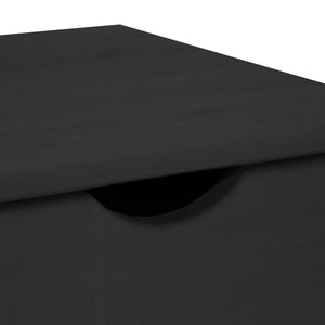 Κινητό Ντουλάπι Μαύρο 34 x 39 x 65,5 cm Στερεό ξύλο πεύκου - Pakobazaar