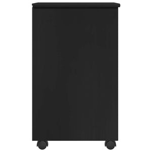 Κινητό Ντουλάπι Μαύρο 34 x 39 x 65,5 cm Στερεό ξύλο πεύκου - Pakobazaar