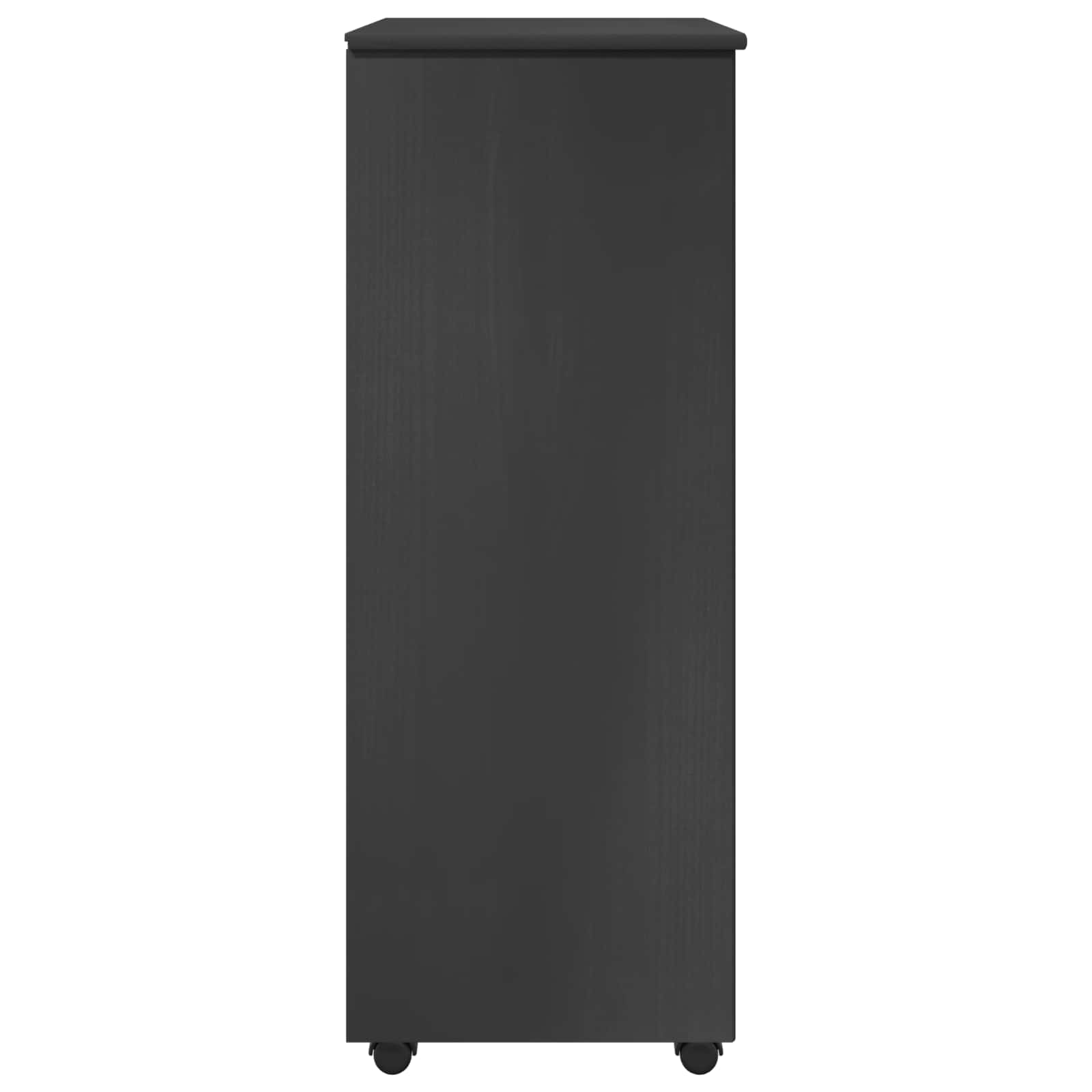 Κινητό Ντουλάπι Γκρι 53 x 39 x 103 cm Στερεό ξύλο πεύκου - Pakobazaar
