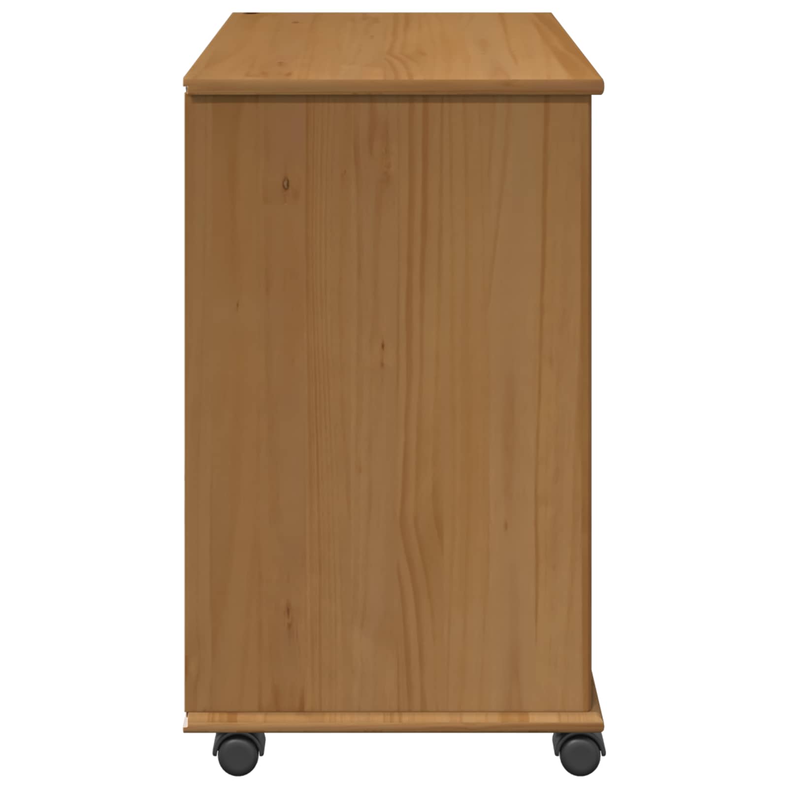 Κινητό Ντουλάπι με τροχούς Μέλι Καφέ 63,5 x 39 x 65,5 εκ - Pakobazaar