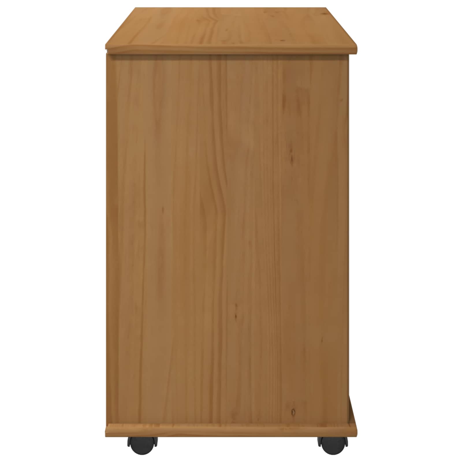Κινητό Ντουλάπι με τροχούς Μέλι Καφέ 63,5 x 39 x 65,5 εκ. - Pakobazaar