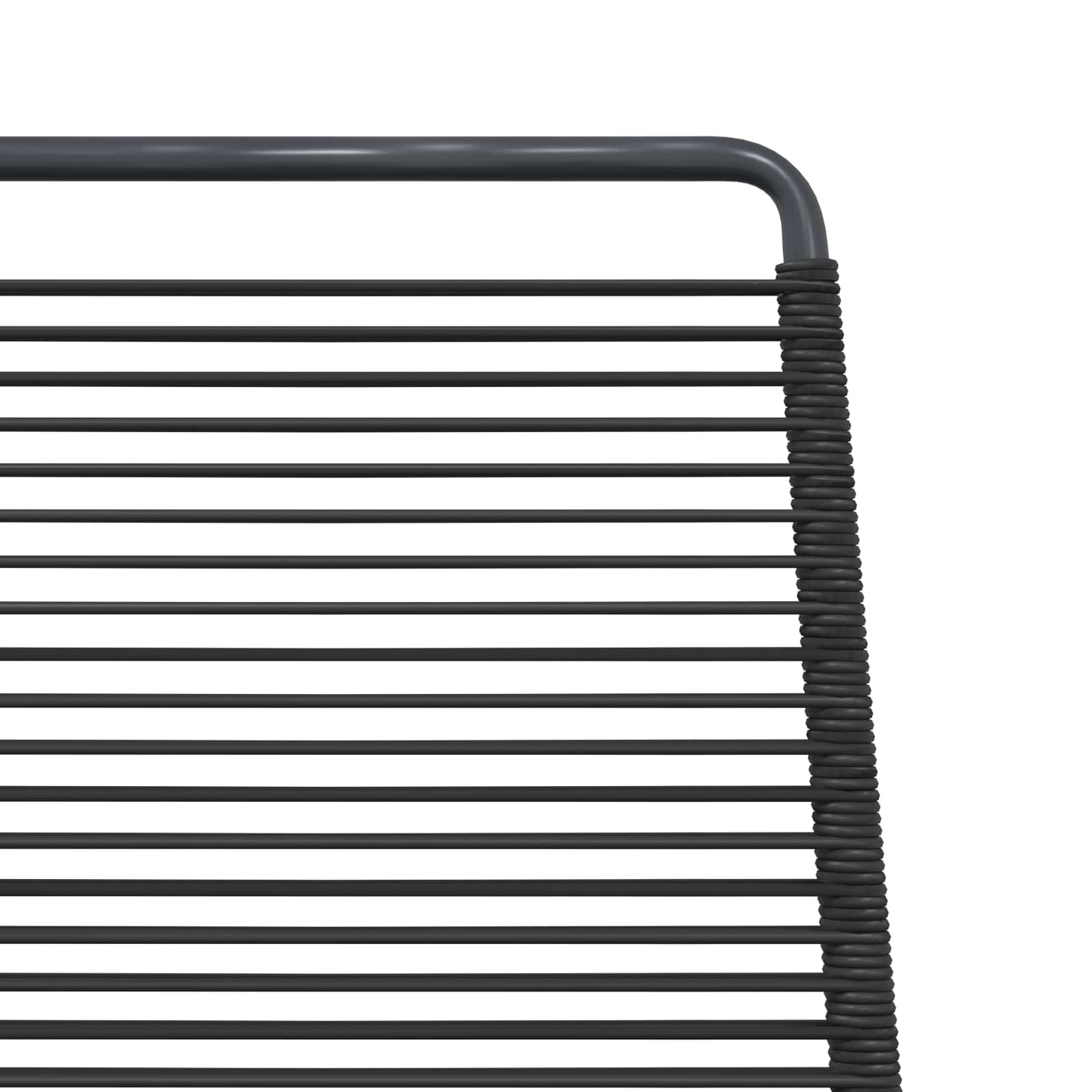 Καρέκλες Κήπου 2 pcs Μαύρο 48 x 55 x 89,5 εκ. Ρατάν - Pakobazaar