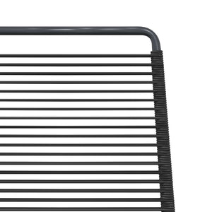 Καρέκλες Κήπου 2 pcs Μαύρο 48 x 55 x 89,5 εκ. Ρατάν - Pakobazaar