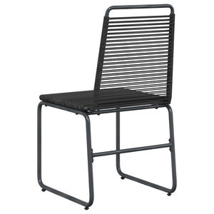 Καρέκλες Κήπου 2 pcs Μαύρο 48 x 55 x 89,5 εκ. Ρατάν - Pakobazaar