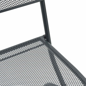 Καρέκλες Κήπου 2 pcs Ανθρακί 52,5 x 46 x 82 εκ Σίδερο - Pakobazaar