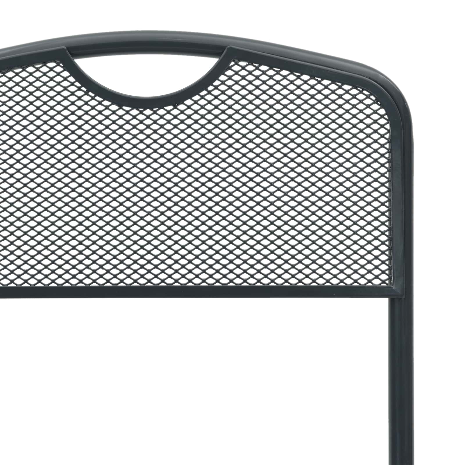 Καρέκλες Κήπου 2 pcs Ανθρακί 52,5 x 46 x 82 εκ Σίδερο - Pakobazaar