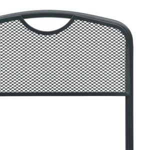 Καρέκλες Κήπου 2 pcs Ανθρακί 52,5 x 46 x 82 εκ Σίδερο - Pakobazaar