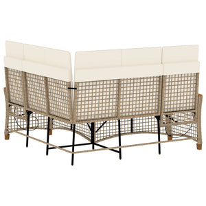 Σετ Κήπου με Ανακλινόμενο Σαλονιού 5-Αριθμός καθισμάτων