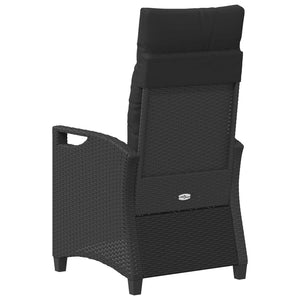 Καρέκλα Κήπου 2 pcs Μαύρο 56 x 64 x 94 εκ. - Pakobazaar