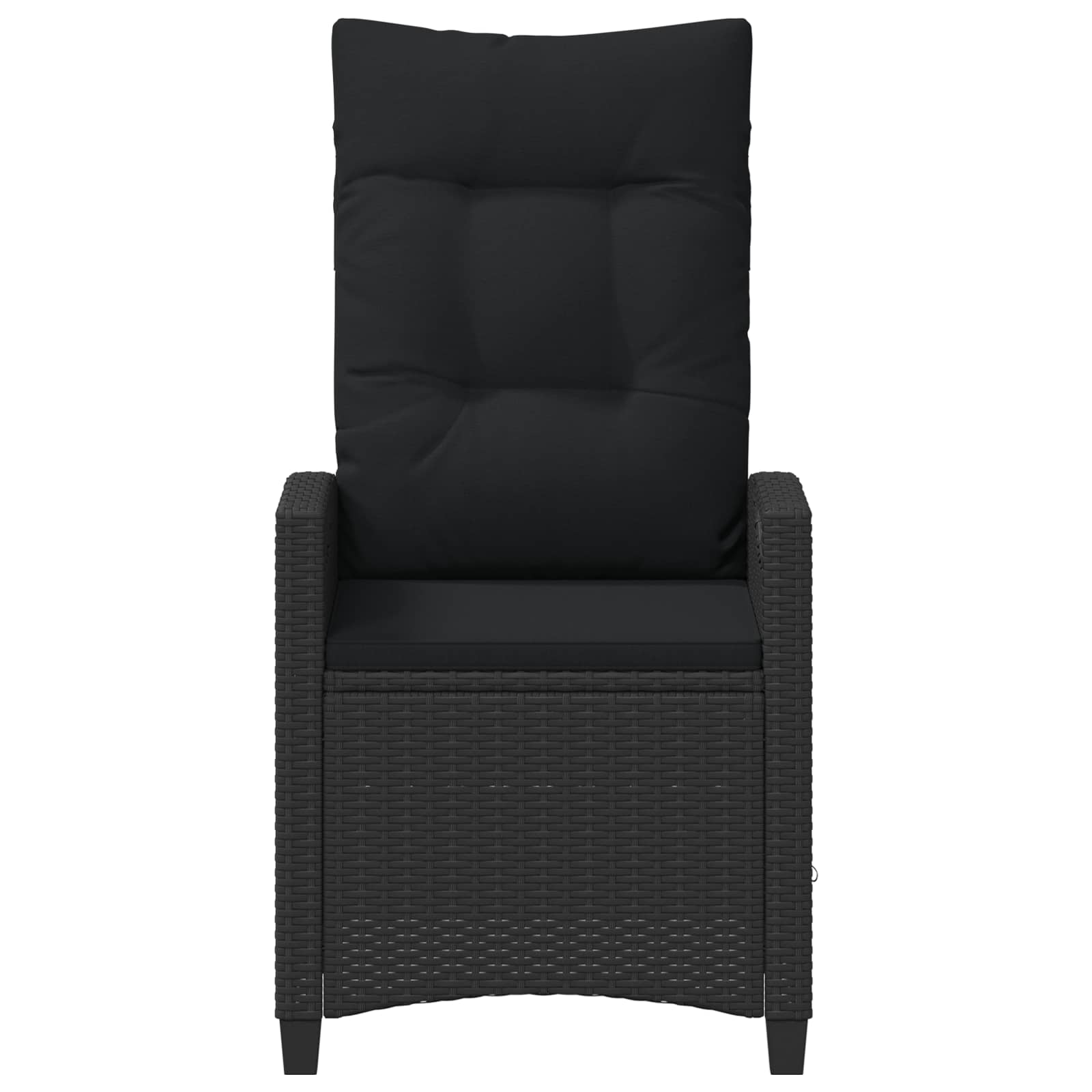 Καρέκλα Κήπου 2 pcs Μαύρο 56 x 64 x 94 εκ. - Pakobazaar