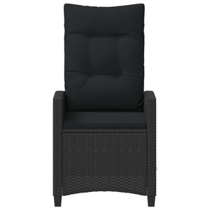 Καρέκλα Κήπου 2 pcs Μαύρο 56 x 64 x 94 εκ. - Pakobazaar