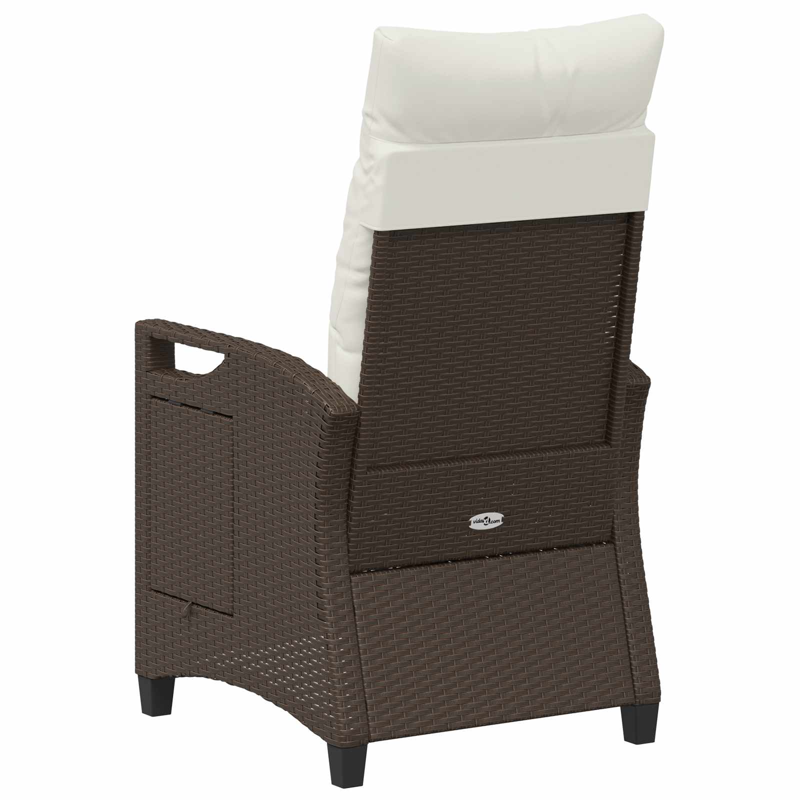 Ανακλινόμενη καρέκλα κήπου Καφέ και Κρέμα 56 x 60 x 112 εκ. - Pakobazaar