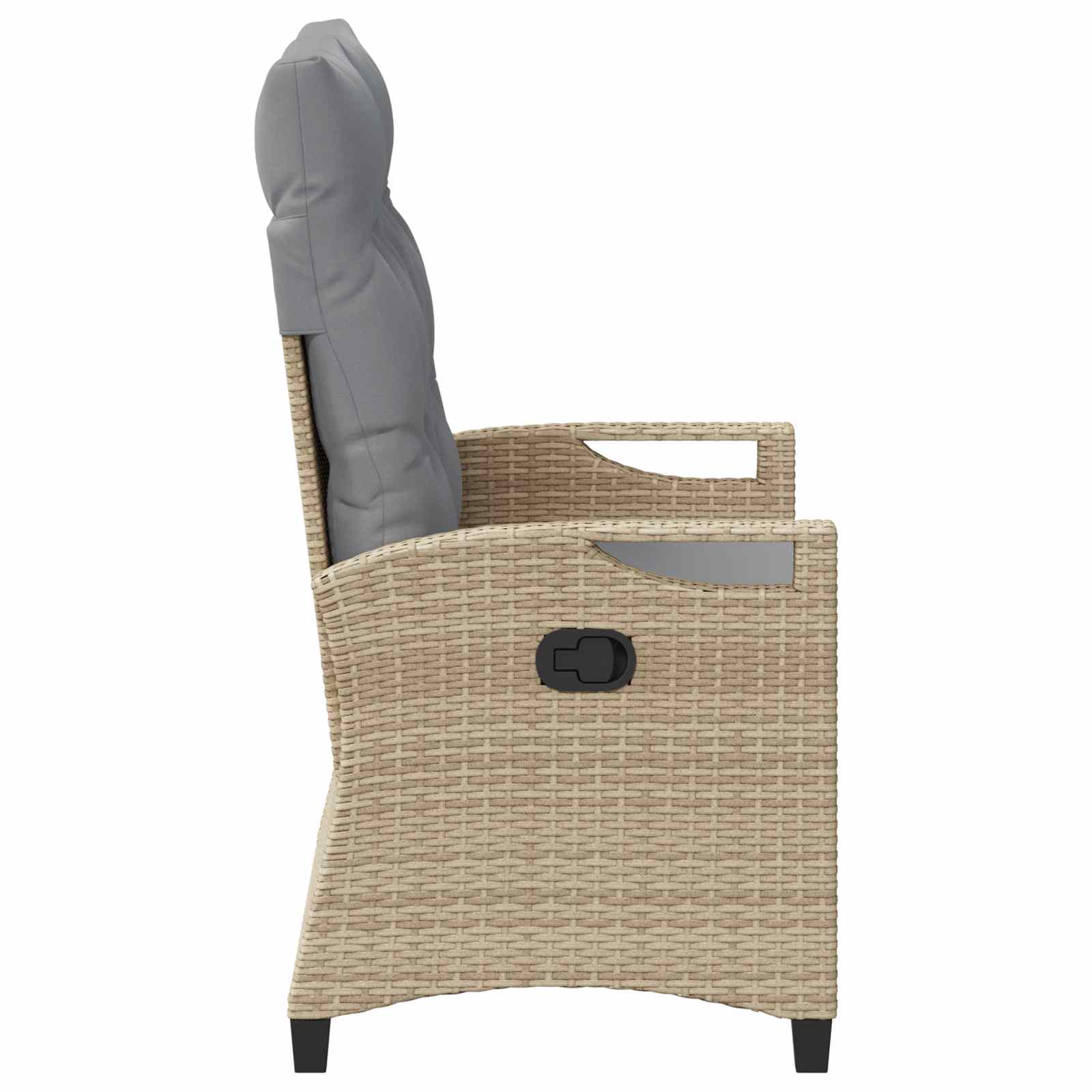 Παγκάκι κήπου Μπέζ και Ανοιχτό Γκρι 105 x 60 x 112 εκ