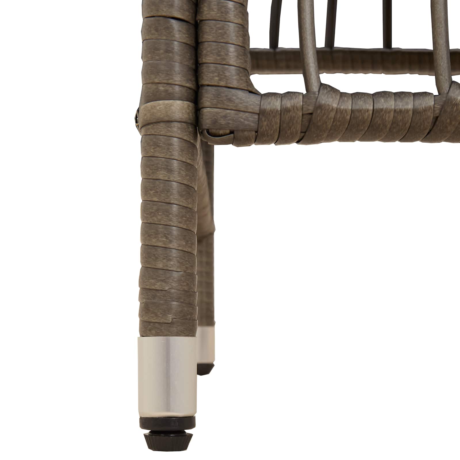 Καρέκλες Κήπου 2 τμχ. Γκρι - Pakobazaar
