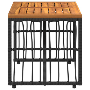 Εξωτερικό Τραπέζι Μαύρο 80 x 40 x 40 cm - Pakobazaar