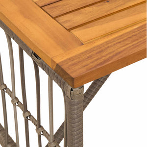 Εξωτερικό Τραπέζι Γκρι 80 x 40 x 40 cm - Pakobazaar
