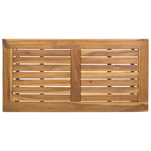 Εξωτερικό Τραπέζι Μαύρο και Καφέ 80 x 40 x 40 cm - Pakobazaar