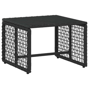 Σετ Εξωτερικών Επίπλων με μαξιλάρι 5 pcs Μαύρο και Λευκό - Pakobazaar