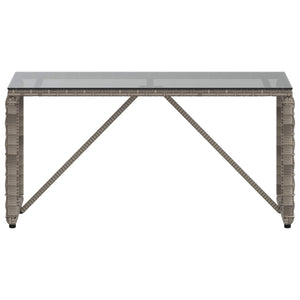Εξωτερικό Τραπέζι Γκρι και Μαύρο 80 x 40 x 40 cm - Pakobazaar