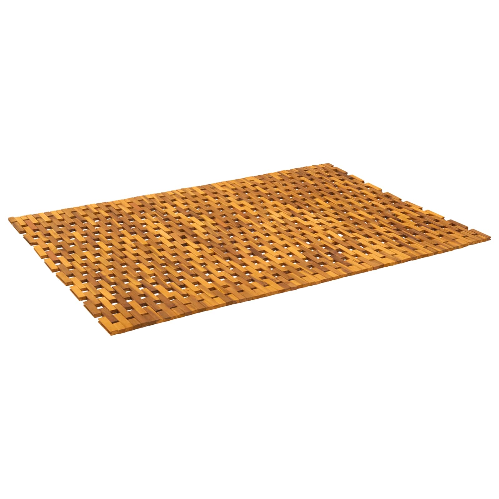 Πατάκια μπάνιου Φυσικό 95 x 140 cm Στερεό Ξύλο Ακακίας