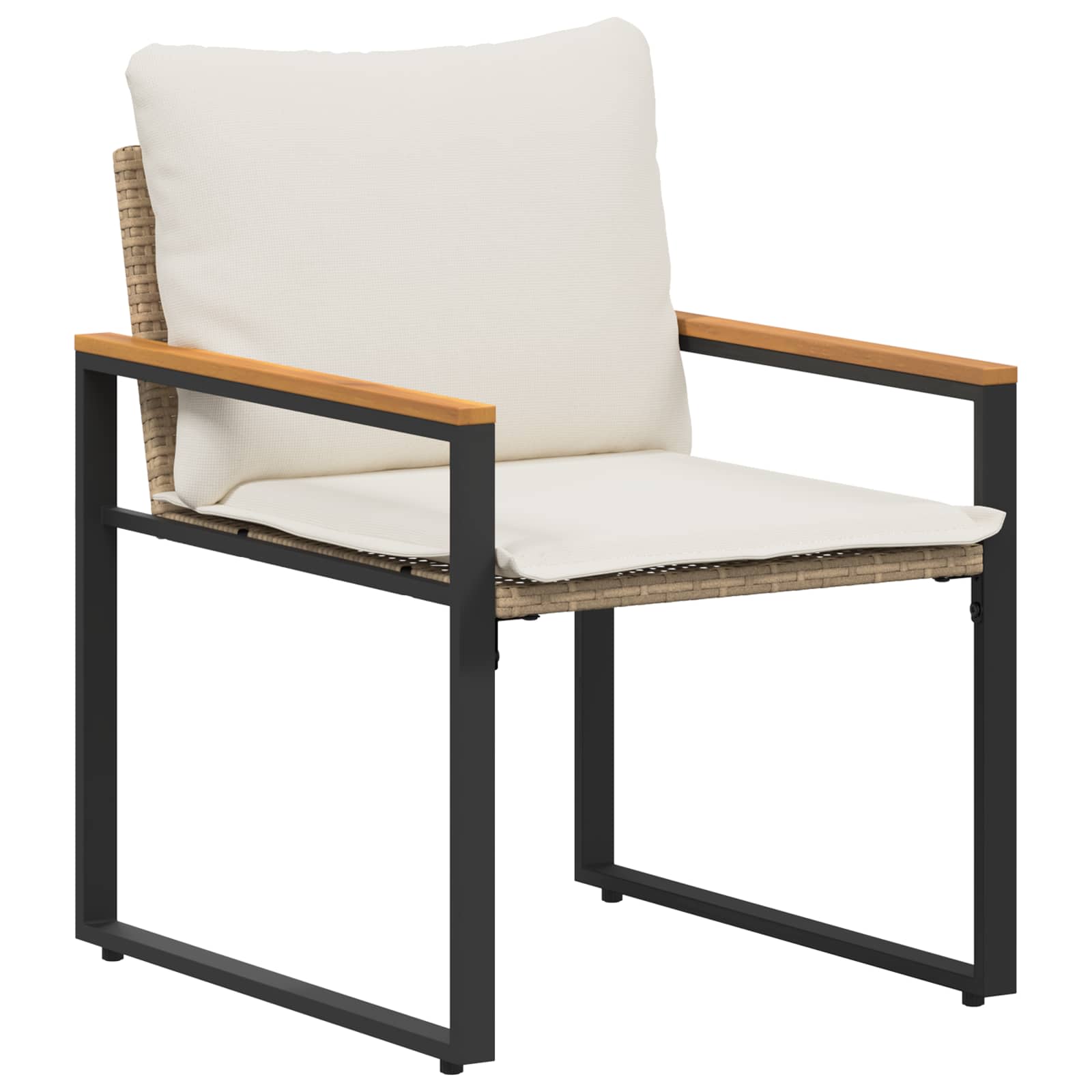 Σύνολα επίπλων με μαξιλάρι 3 pcs Μπεζ και Κρέμ Ρατάν