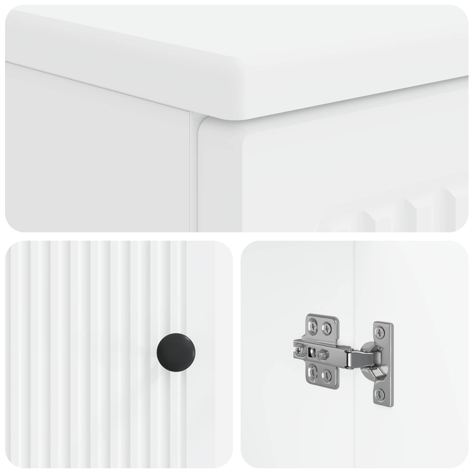 Ντουλάπα Νιπτήρα Mπάνιου UTRECHT Λευκό 59,5 x 31,5 x 59 εκ. - Pakobazaar