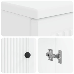 Ντουλάπα Νιπτήρα Mπάνιου UTRECHT Λευκό 59,5 x 31,5 x 59 εκ. - Pakobazaar