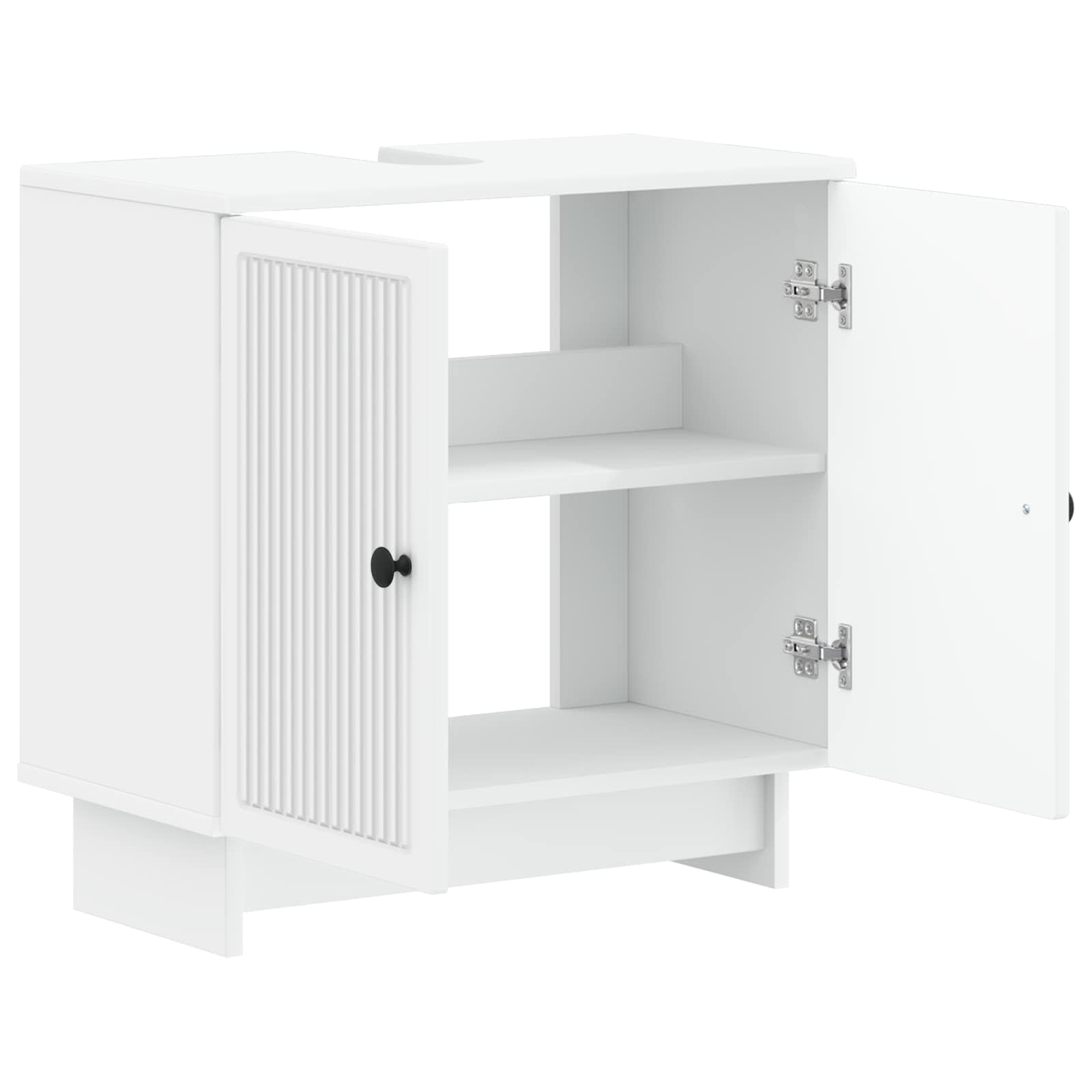 Ντουλάπα Νιπτήρα Mπάνιου UTRECHT Λευκό 59,5 x 31,5 x 59 εκ. - Pakobazaar