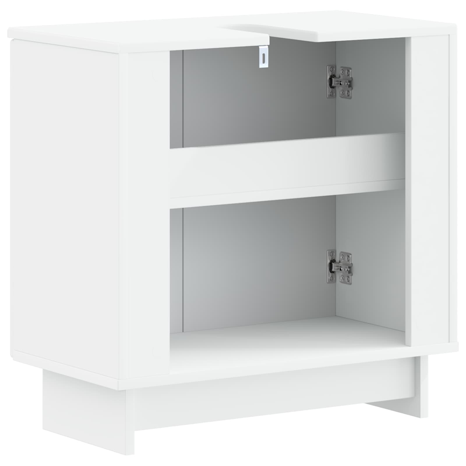 Ντουλάπα Νιπτήρα Mπάνιου UTRECHT Λευκό 59,5 x 31,5 x 59 εκ. - Pakobazaar