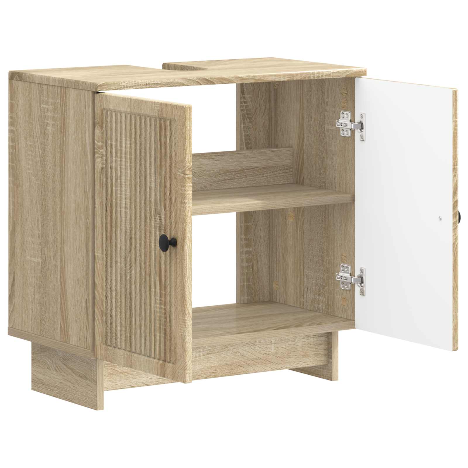 Ντουλάπα Νιπτήρα Mπάνιου EDE Sonoma Δρυς 59,5 x 31,5 x 59 εκ. - Pakobazaar